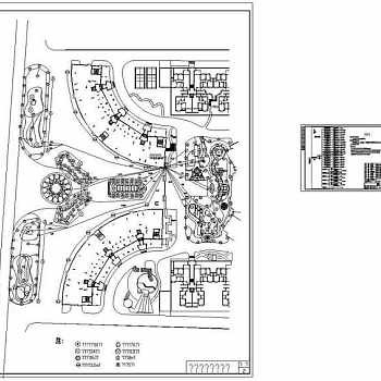 公园施工套图园林配电图CAD图纸
