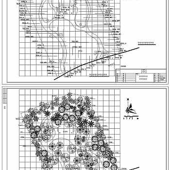 公园景观Ls01-02绿化CAD图纸