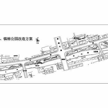 公园景观改造向辰园r14CAD图纸