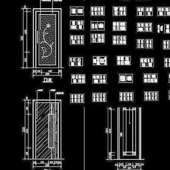 常用cad门图库图片