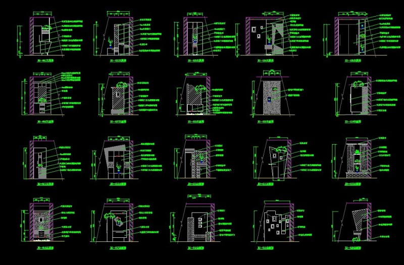 cad<a href=https://www.yitu.cn/sketchup/yigui/index.html target=_blank class=infotextkey>衣柜</a>详细图