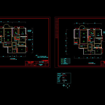 天花图cad图纸