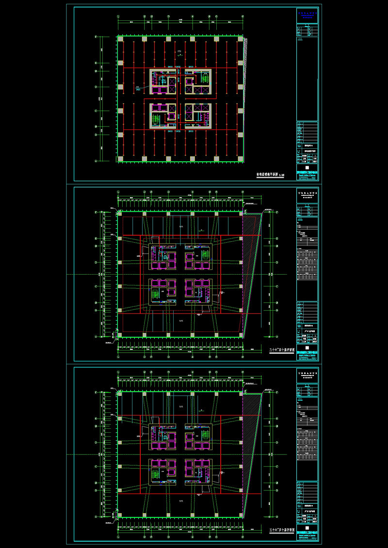 标准层喷淋cad<a href=https://www.yitu.cn/su/7937.html target=_blank class=infotextkey>图纸</a>