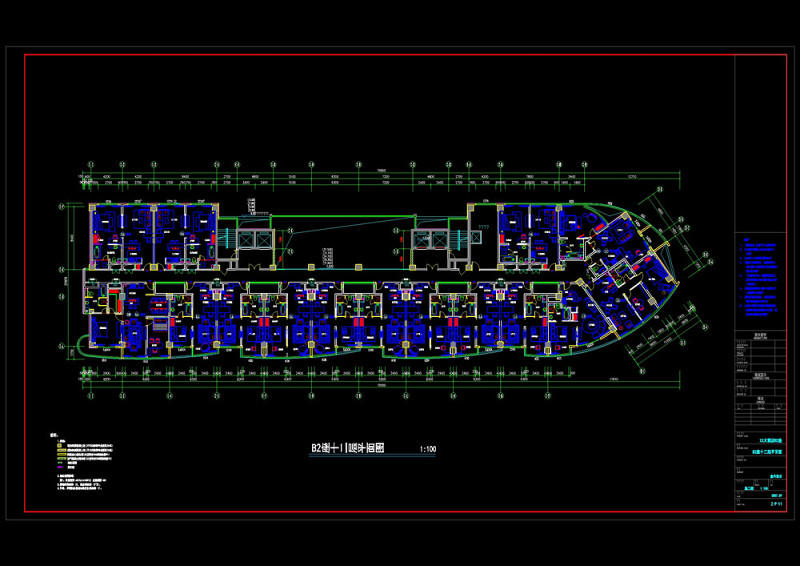 十二层建筑cad<a href=https://www.yitu.cn/su/7937.html target=_blank class=infotextkey>图纸</a>