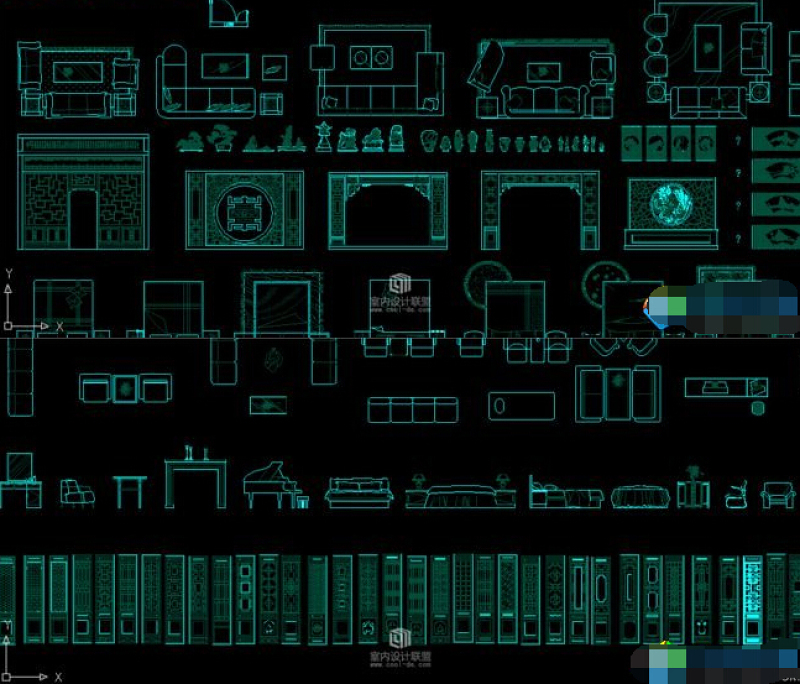很全的CAD中式图库