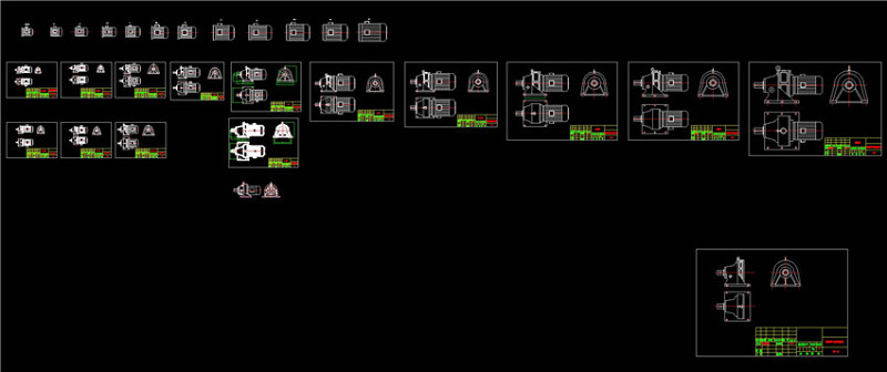 摆线针轮减速机CAD机械<a href=https://www.yitu.cn/su/7937.html target=_blank class=infotextkey>图纸</a>