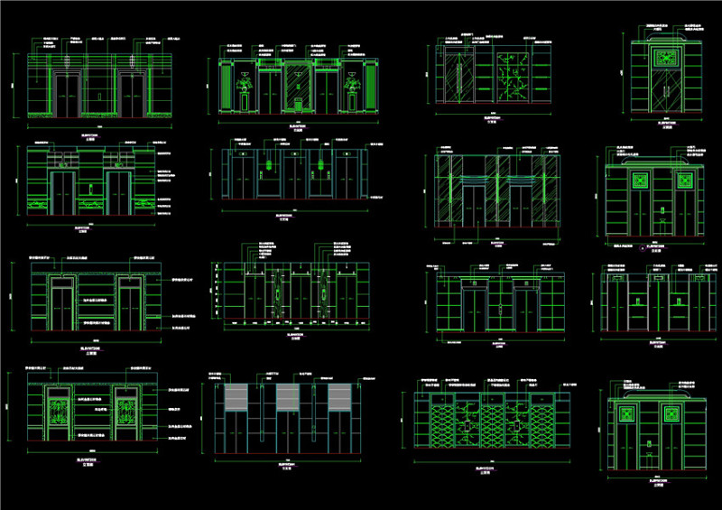 <a href=https://www.yitu.cn/sketchup/dianti/index.html target=_blank class=infotextkey><a href=https://www.yitu.cn/sketchup/diantizoulang/index.html target=_blank class=infotextkey>电梯</a></a>间立面图CAD<a href=https://www.yitu.cn/su/7937.html target=_blank class=infotextkey>图纸</a>