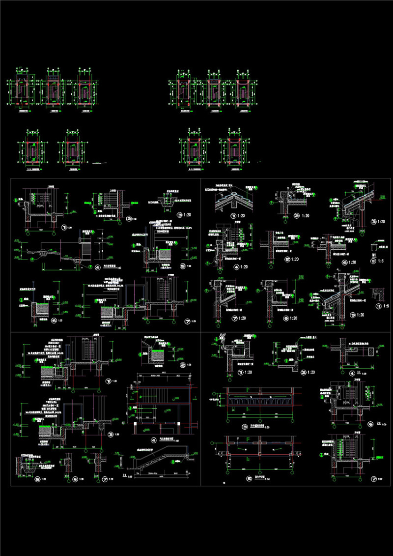 常用节点大样图CAD<a href=https://www.yitu.cn/su/7937.html target=_blank class=infotextkey>图纸</a>