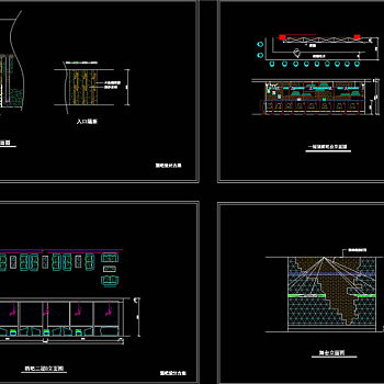 酒吧门头CAD图纸