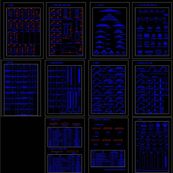 欧式cad构件图库CAD图纸