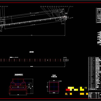 带式输送机总图CAD机械图纸