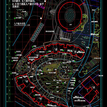 骄年华二期景观设计CAD景观图纸