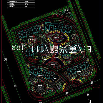 黄兴园林CAD景观图纸