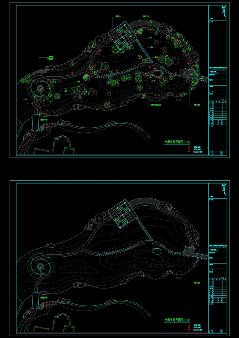 岛CAD景观<a href=https://www.yitu.cn/su/7937.html target=_blank class=infotextkey>图纸</a>