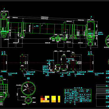 烘干机设计CAD机械图纸