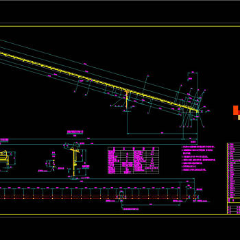 带式输送机CAD机械图纸