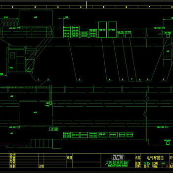 电气工程设计CAD机械图纸