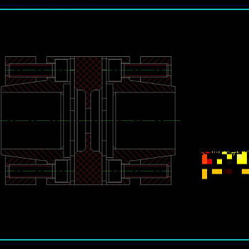 联轴器CAD机械图纸