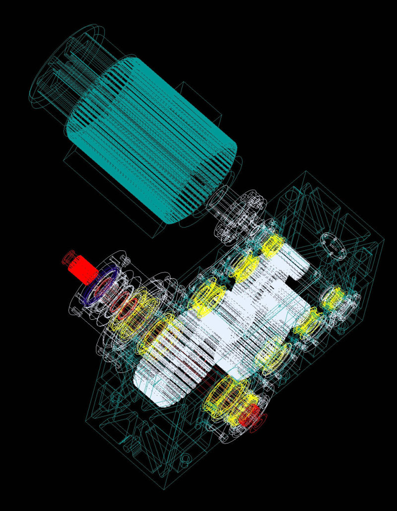 减速机CAD机械<a href=https://www.yitu.cn/su/7937.html target=_blank class=infotextkey>图纸</a>