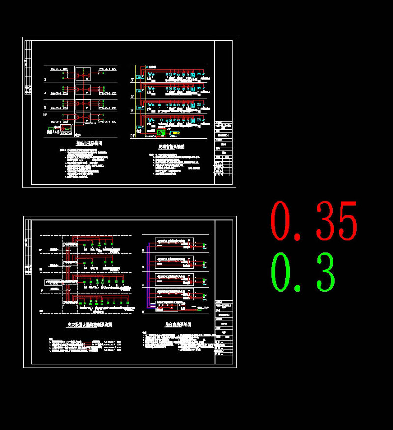 弱电系统图CAD<a href=https://www.yitu.cn/su/7937.html target=_blank class=infotextkey>图纸</a>