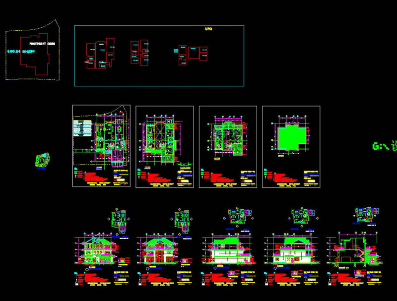 <a href=https://www.yitu.cn/su/8115.html target=_blank class=infotextkey>重庆</a>渝北<a href=https://www.yitu.cn/sketchup/huayi/index.html target=_blank class=infotextkey>花</a>园A型别墅CAD<a href=https://www.yitu.cn/su/7937.html target=_blank class=infotextkey>图纸</a>