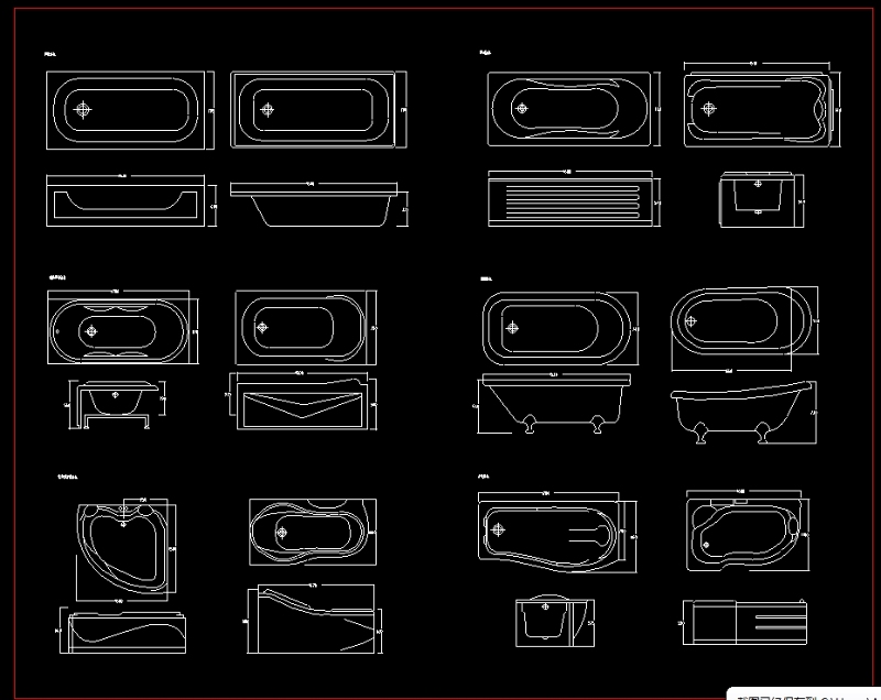 cad<a href=https://www.yitu.cn/su/7756.html target=_blank class=infotextkey>卫生间</a><a href=https://www.yitu.cn/sketchup/yugang/index.html target=_blank class=infotextkey>浴缸</a><a href=https://www.yitu.cn/su/7590.html target=_blank class=infotextkey>设计</a>图