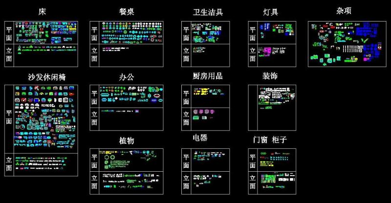 很齐全的CAD综合图库