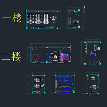 学校办公楼设计CAD图纸