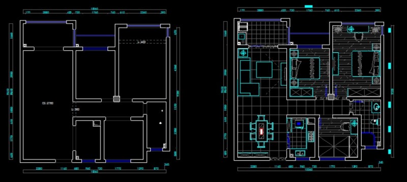 CAD<a href=https://www.yitu.cn/su/7392.html target=_blank class=infotextkey>平面</a>布置图