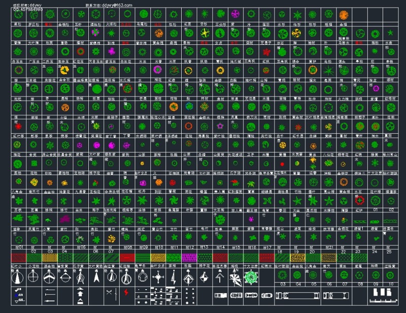 数百种CAD<a href=https://www.yitu.cn/su/7392.html target=_blank class=infotextkey>平面</a><a href=https://www.yitu.cn/sketchup/lvzhi/index.html target=_blank class=infotextkey><a href=https://www.yitu.cn/su/7629.html target=_blank class=infotextkey>树</a></a>图例