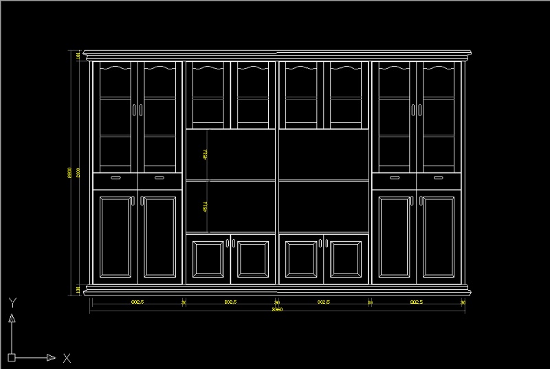 <a href=https://www.yitu.cn/sketchup/shugui/index.html target=_blank class=infotextkey>书柜</a>CAD图