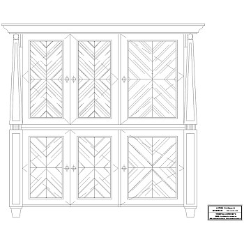 平面柜子CAD图纸