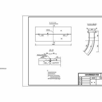 拱桥伸缩缝图CAD图纸