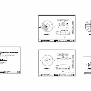 幼儿园景观自凉亭CAD图纸