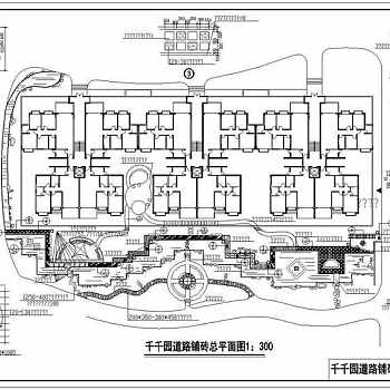 公园施工套图千千园CAD图纸