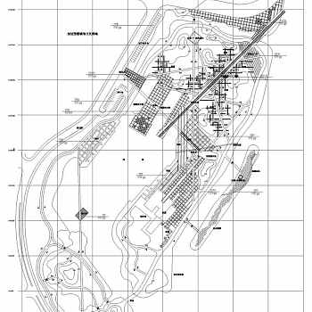 公园改造索引总平面CAD图纸