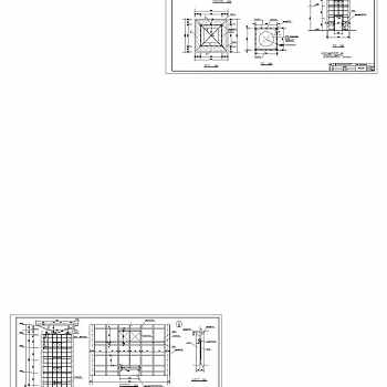 公园灯塔CAD图纸