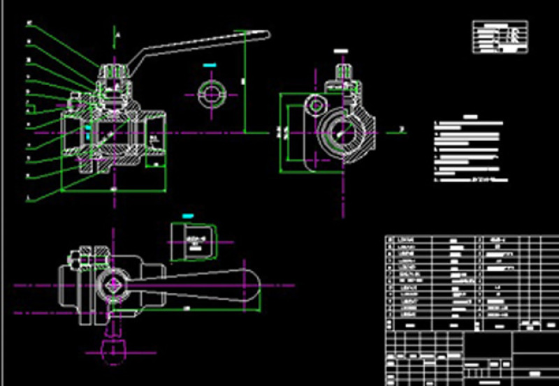 球阀CAD<a href=https://www.yitu.cn/su/7937.html target=_blank class=infotextkey>图纸</a>