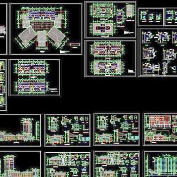 酒店全套CAD施工图