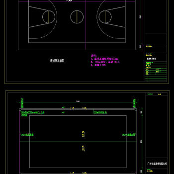 球场cad图纸