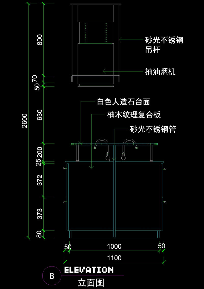 <a href=https://www.yitu.cn/sketchup/chufang/index.html target=_blank class=infotextkey><a href=https://www.yitu.cn/su/8620.html target=_blank class=infotextkey>厨房</a></a>立剖面cad图块