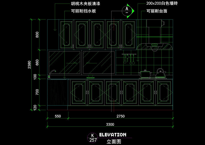 <a href=https://www.yitu.cn/sketchup/chufang/index.html target=_blank class=infotextkey><a href=https://www.yitu.cn/su/8620.html target=_blank class=infotextkey>厨房</a></a>立面图cad素材