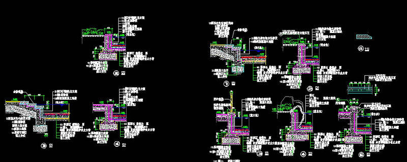 驳岸cad<a href=https://www.yitu.cn/su/7937.html target=_blank class=infotextkey>图纸</a>