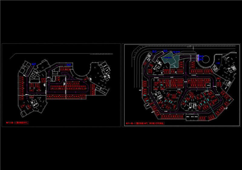 <a href=https://www.yitu.cn/su/7872.html target=_blank class=infotextkey>地</a>下<a href=https://www.yitu.cn/sketchup/tingchechang/index.html target=_blank class=infotextkey><a href=https://www.yitu.cn/su/7668.html target=_blank class=infotextkey>停车场</a></a><a href=https://www.yitu.cn/su/7392.html target=_blank class=infotextkey>平面</a>布置图CAD<a href=https://www.yitu.cn/su/7937.html target=_blank class=infotextkey>图纸</a>