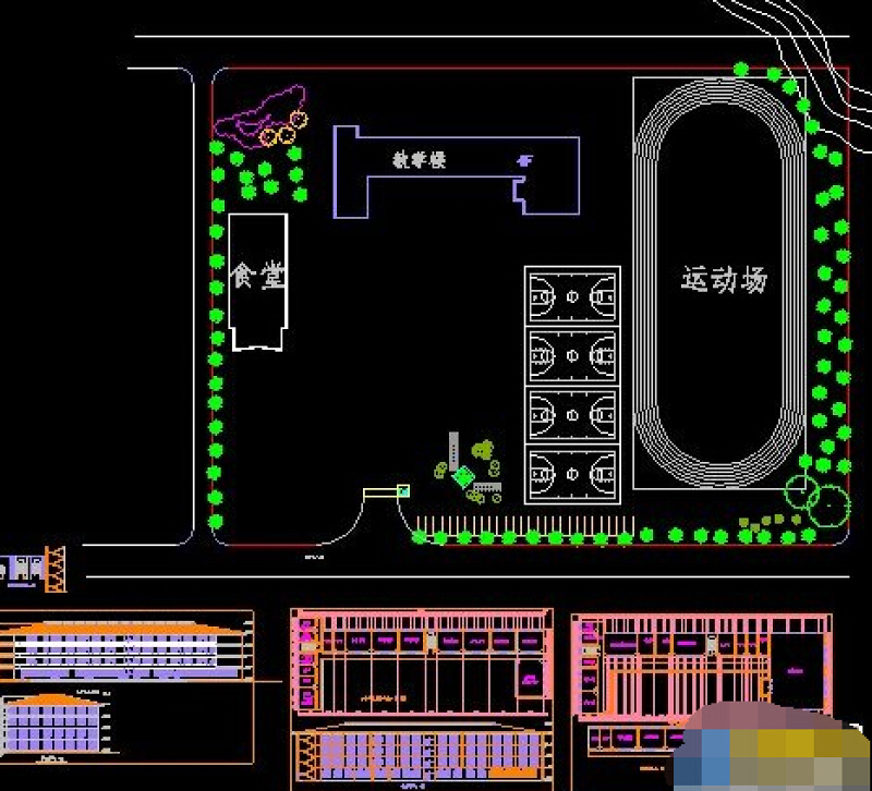 中学CAD<a href=https://www.yitu.cn/su/7590.html target=_blank class=infotextkey>设计</a><a href=https://www.yitu.cn/su/7293.html target=_blank class=infotextkey>建筑<a href=https://www.yitu.cn/su/7937.html target=_blank class=infotextkey>图纸</a></a>