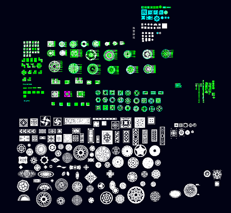 <a href=https://www.yitu.cn/su/7872.html target=_blank class=infotextkey>地</a>面拼<a href=https://www.yitu.cn/sketchup/huayi/index.html target=_blank class=infotextkey>花</a>cad