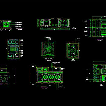 风味餐厅平面图CAD图纸