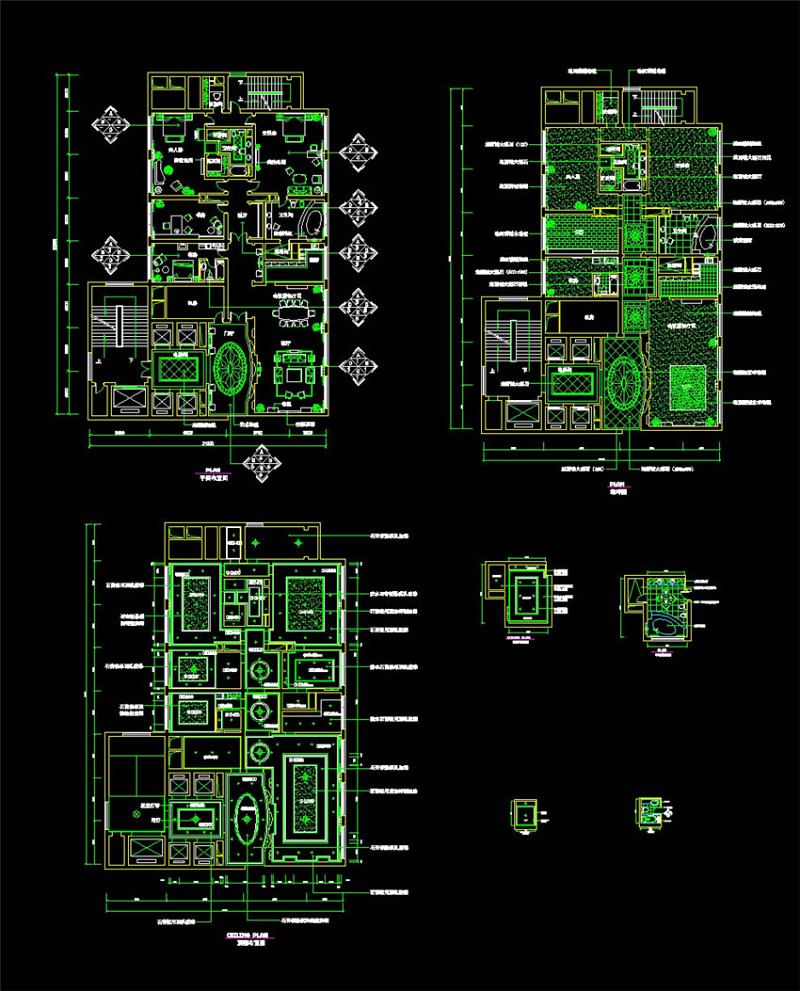 总统套房CAD<a href=https://www.yitu.cn/su/7937.html target=_blank class=infotextkey>图纸</a>