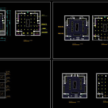 服装专卖店装修图CAD图纸