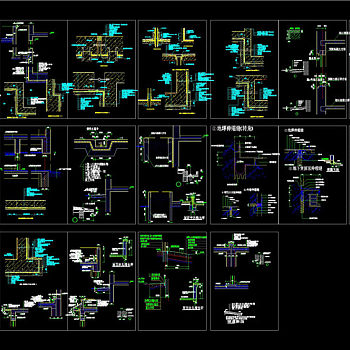 建筑构造CAD详图CAD图纸